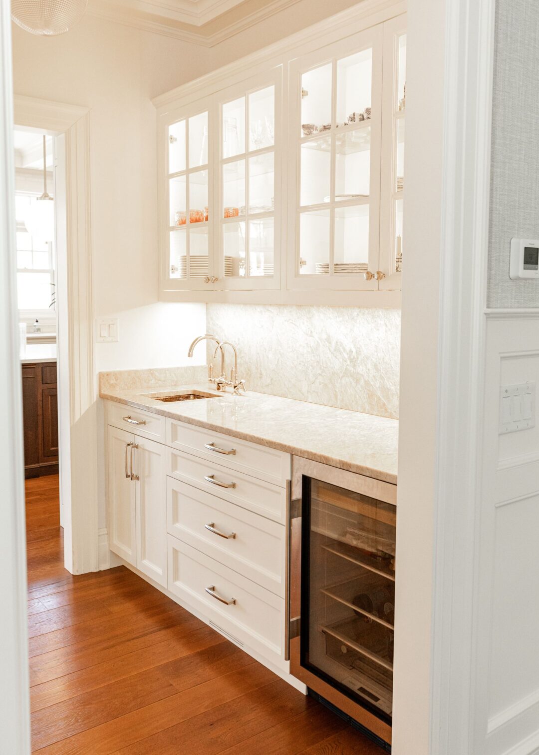 White bar cabinets