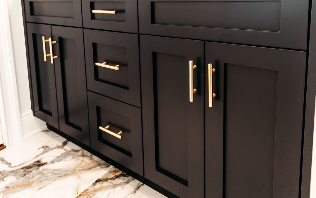 Black Bathroom Cabinets