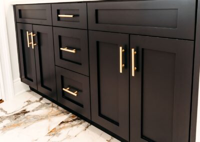 Black Bathroom Cabinets